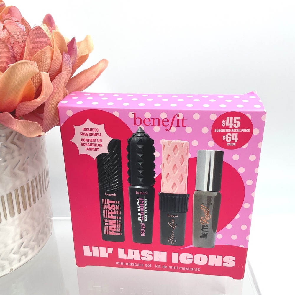Benefit Cosmetics Lil Lash‎ Icons Mini Mascara Set Brand New